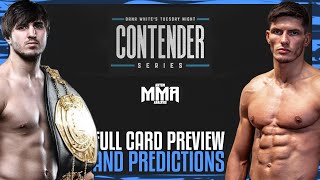 Contender Series 2024 Week 9 Full Card Preview and Predictions [upl. by Aleet]