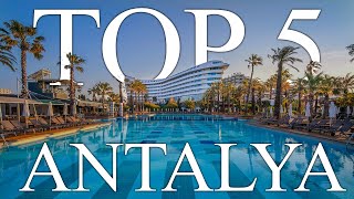 TOP 5 BEST All Inclusive Hotels in ANTALYA Turkey 2023 REVIEWS INCLUDED [upl. by Guimar771]