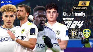 EA FC 24  Harrogate Town vs Leeds United  Preseason 2024 ft Bamford Gnonto James  PS5™ 4K60 [upl. by Madeline]