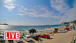 Arillas Corfu LIVE Webcam Corfu Greece [upl. by Einegue957]