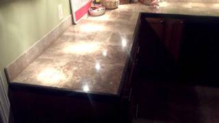 Install marble tile countertops with ease [upl. by Sheridan192]