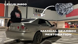 Restoring my J160 gearbox for my is200 [upl. by Nohsad]