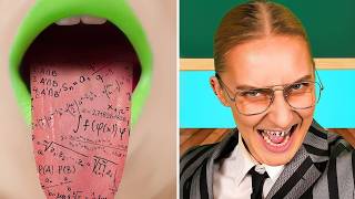 We Are Hiding From The Bad Teacher At School  Funny Moments [upl. by Sinned]