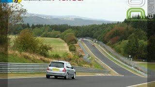 DN16 Renault Clio 172 Cup  827 Nurburgring BTG [upl. by Nonnac615]