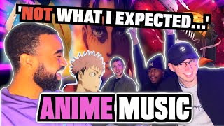 Non Anime Fans react to ANIME OPENINGS and ENDINGS for the FIRST TIME [upl. by Lunsford]