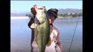 MONSTER BASS FISHING AT PUDDINGSTONE LAKE [upl. by Weld]