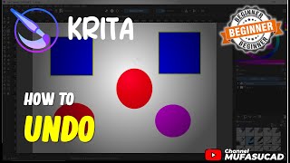 Krita How To Undo [upl. by Gilbert]