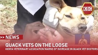 Kenya Veterinary Association warns of increase in quack vet doctors [upl. by Jerusalem]