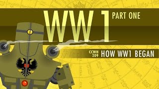 How World War I Started Crash Course World History 209 [upl. by Ahsinrat]