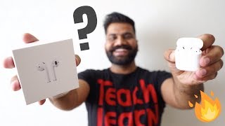 Airpods 2 with Wireless Charging Unboxing amp First Look  Truly Magical🔥🔥🔥 [upl. by Liuqnoj309]