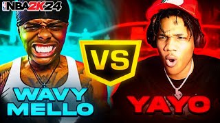 ImYayo vs Wavy Mello Game of THE YEAR NBA 2K24 [upl. by Irrej]