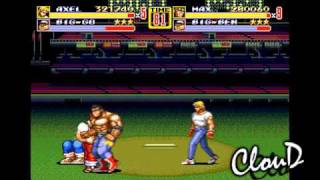 Streets of Rage 2 Stage 4 Mania no death Coop [upl. by Idona]