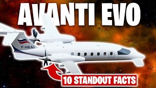 Piaggio P180 Avanti Evo  10 Facts that Make it Unique [upl. by Ysiad209]