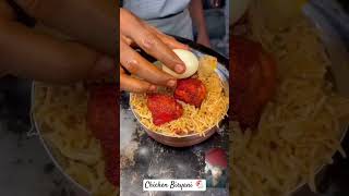 Chicken Biryani 🐔 food chennaibiryani foodie chicken65biryani biryani biriyani foodstreet [upl. by Matthew335]