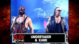 The Undertaker amp Kane vs Test amp Booker T Kane Performs A Rare Tombstone In 2001 102201 [upl. by Pru]