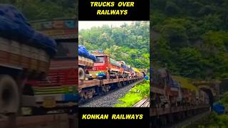 Indian Railway VS Indian truck viralvideo indiabrailway trendingshorts hindivlog newvideo [upl. by Yekcim862]