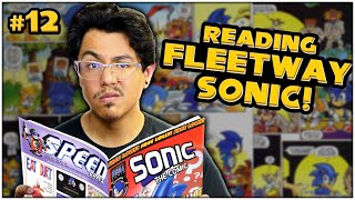 Reading FLEETWAY Sonic Comics  PART 12 101105 [upl. by Nallak]