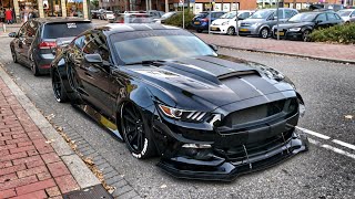 FORD MUSTANG GT V8 50 W ALPHA ONE BODYKIT INSANE REVS ACCELERATIONS amp MORE [upl. by Dehlia]