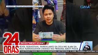 Yexel Sebastian inireklamo sa DOJ ng ilan sa mga natangayan umano ng perang abot P50B  24 Oras [upl. by Celeski]