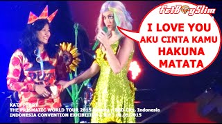 KATY PERRY amp CINDY Learn Bahasa live in BSD CITY Jakarta Indonesia 2015 [upl. by Enytsirhc]