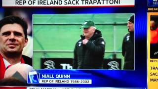 Giovanni Trapattoni Sacked as Republic of Ireland Manager [upl. by Cadel819]