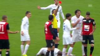 Brutal Foul from Aaraus Sandro Wieser on Yapi Yapo [upl. by Theobald]