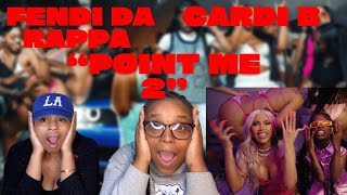 FendiDa Rappa Point Me 2 with Cardi B Official Video  REACTION [upl. by Brigham544]