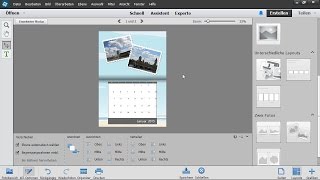 Einen Fotokalender erstellen  Photoshop Elements 13 – Das umfassende Training [upl. by Ssitruc]