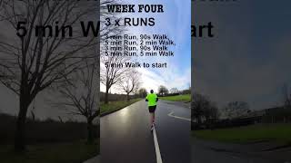 6 week Couch to 5k Training Plan trainingplan 🏃‍♂️🏃‍♀️ [upl. by Clellan]