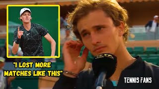 Alexander Zverev quotI lost more matches like thisquot  Monte Carlo 2022 HD [upl. by Boyden411]