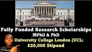 £20000 Stipend with Application Fee Waivers Fully Funded UK Graduate Scholarship amp IELTS Waiver [upl. by Ative]