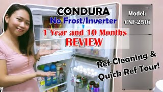 CONDURA No Frost Inverter Refrigerator 1 Year Review  VLOG 71 ♥ The Newbie Mommy ♥ [upl. by Septima]