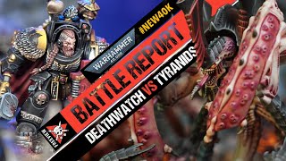 10TH EDITION Tyranids vs Deathwatch  Warhammer 40k Battle Report [upl. by Seni384]