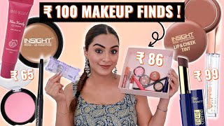 Top 10 Under Rs 100 😍 EXTREMELY AFFORDABLE Makeup Products That ACTUALLY Work [upl. by Lebanna]