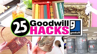 25 BEST Goodwill THRIFT FLIPS Pro tips second hand finds  DIYs [upl. by Yoccm18]