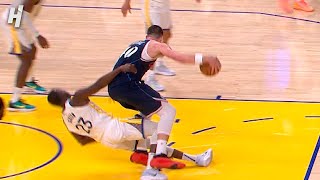 Draymond Green PULLS Zubac down to the Floor 👀 [upl. by Abocaj803]