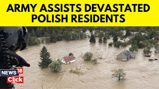 Poland Floods 2024  Polish Army Deployed To Help As Polish Towns Assess Flood Damage  N18G [upl. by Kay364]