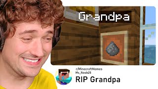 REACTING to the Funniest Minecraft Memes [upl. by Yhtrod]