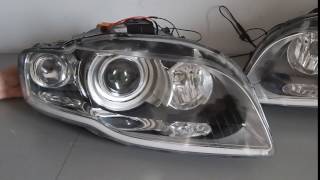 Regeneracja lamp xenon Audi A4 [upl. by Yddub]