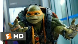 TMNT2 2016 Casey meets April and the Turtles HD [upl. by Shipp]