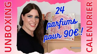 UNBOXING CALENDRIER DE LAVENT ADOPT 2023  LEmblématique  24 PARFUMS 😍 [upl. by Nosned]