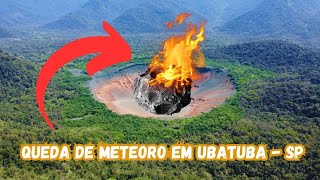 Cratera formada por queda de METEORO em UBATUBA  SP I dronesampa [upl. by Aillicirp]