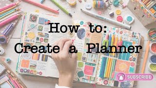 TUTORIAL How to DIY Planner for Journaling Art and Meditation  Creative Ideas and Tips [upl. by Arikehs]