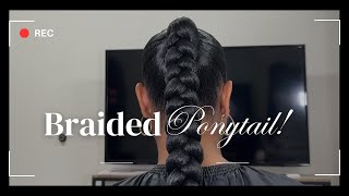 Braided Ponytail 💓 [upl. by Waechter]