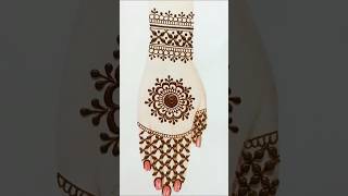 beautiful bracelet design mehndi shorts trending [upl. by Ennalyrehc]