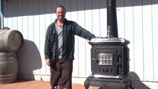 How I Restored This Wood Burning Stove PART 1 Step by Step DIY [upl. by Cowey]