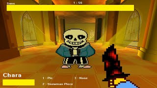 3d Sans fight quotno hitquot and Gaster Undertale fan game quotbetter qualityquot [upl. by Adlev]