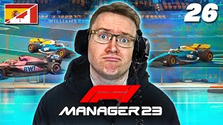 F1 Manager 2023 CAREER MODE EP 26 I AM IN SPAIN [upl. by Perkins962]