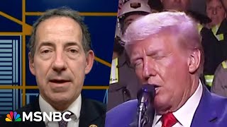 That was a promise Raskin reacts LIVE to Trump’s latest rally threat [upl. by Airolg310]