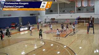 Highland Volleyball v Kishwaukee College [upl. by Xerxes]